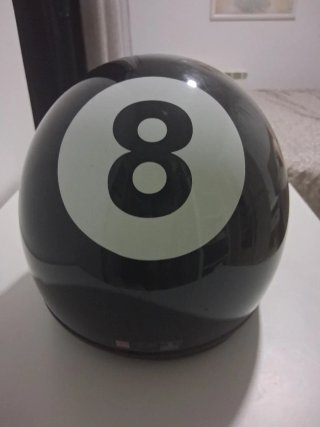 Casco Moto Abierto Negro con Visera