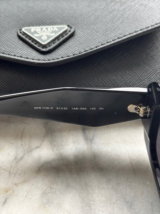 Occhiali Prada Unisex Neri
