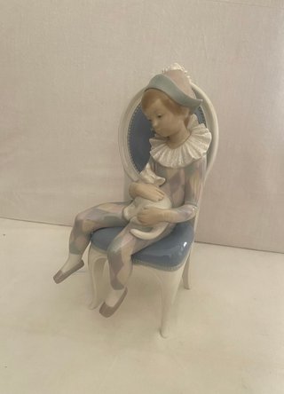 Lladró 1229 Niño Arlequín Fulgencio Garcia