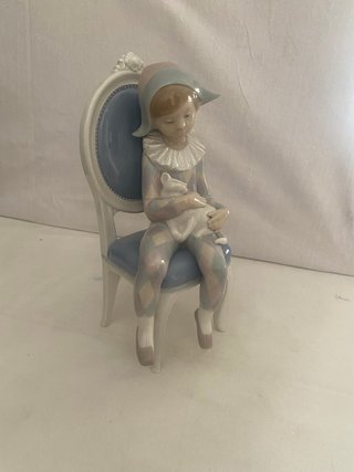 Lladró 1229 Niño Arlequín Fulgencio Garcia