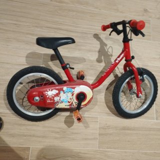 Bicicleta infantil BTwin 14 rossa