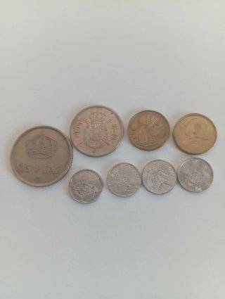 Lote 10 monedas España