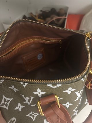 Bolso Louis Speedy Marrón/Verde Interior marron