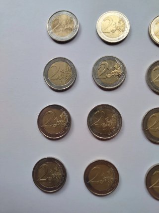 12 Monedas Conmemorativas Euro