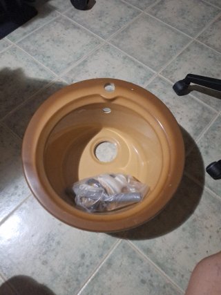 Lavabo/Fregadero Cerámica Marrón