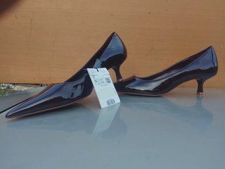 Zapatos de tacón Mango marrones talla 37