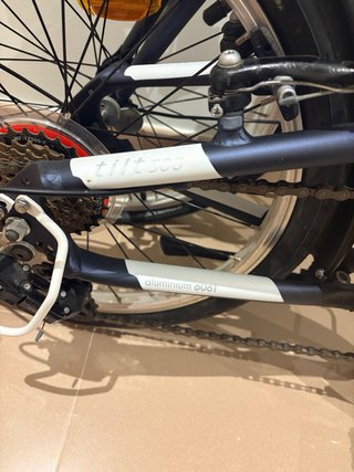 Bicicleta Plegable BTWIN Fold 500 Azul