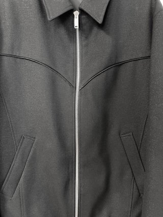 Cazadora Zara Hombre Negra Brillo Talla L