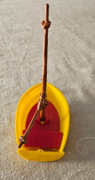 Barca dei Puffi incompleta