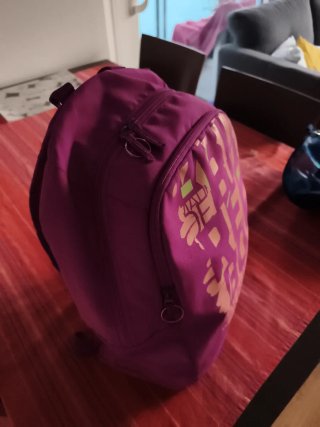 Mochila Reebok Morada con Estampado