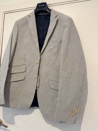 El Ganso Chaqueta Rayas Azul/Blanco Talla 52