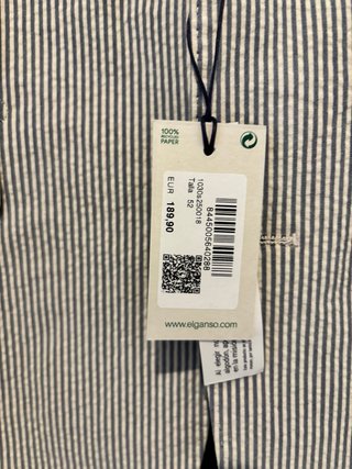 El Ganso Chaqueta Rayas Azul/Blanco Talla 52
