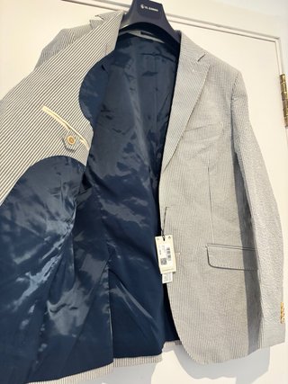 El Ganso Chaqueta Rayas Azul/Blanco Talla 52