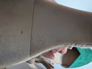 Alpargatas Buonarotti Beige y Verde