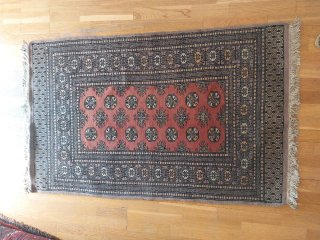 Alfombra estilo persa de lana 157cm x 99cm