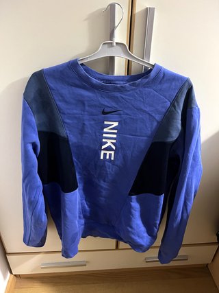 Sudadera Nike Cuello Redondo Azul Talla L