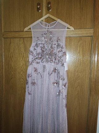 Vestido de fiesta rosado