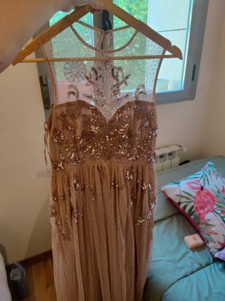 Vestido de fiesta rosado