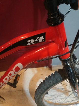 Bicicleta B-PRO 24 Roja