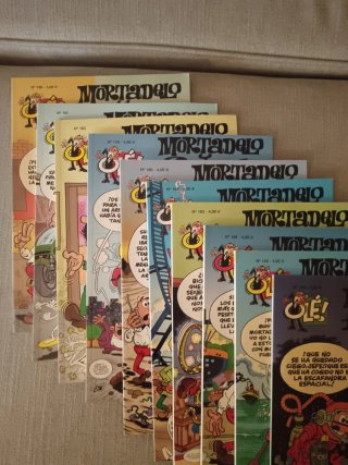 Tebeos Mortadelo y Filemón Olé