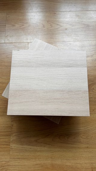 Pack 4 Estantes Flotantes IKEA LACK Roble