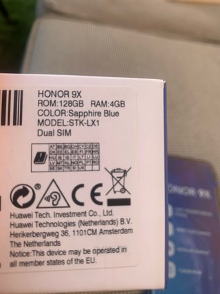 Honor 9X Azul 128GB