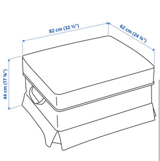 Reposapiés Ikea modelo Ektorp