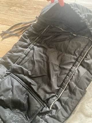 Saco para silla de paseo gris con estrella