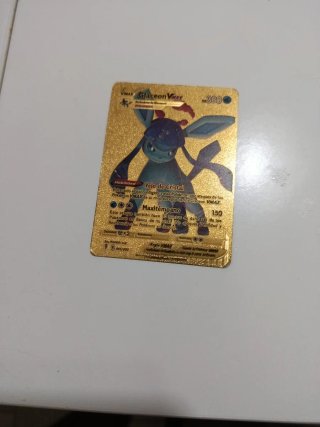 Carta Pokémon Pikachu Dorada