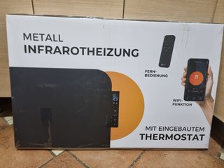Calefactor infrarrojos metálico
