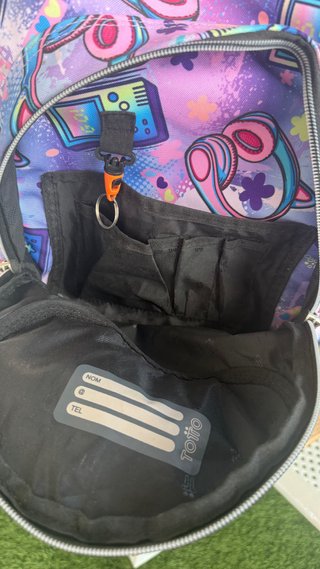 Mochila Totto con carro y estampado gamer