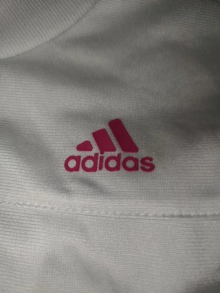 Chaqueta Adidas Blanca y Rosa