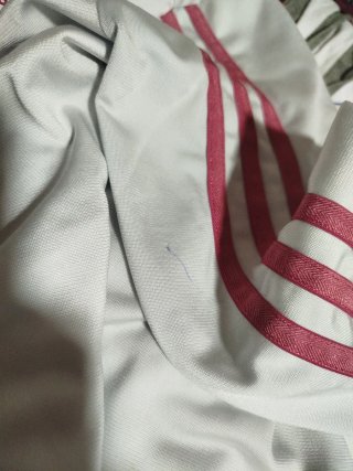 Chaqueta Adidas Blanca y Rosa