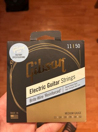 Gibson Brite Wire 11-50– 2 juegos cuerdas guitarra