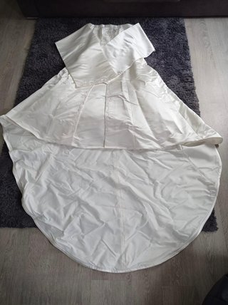 Vestido de Novia Blanco Palabra de Honor con Cola