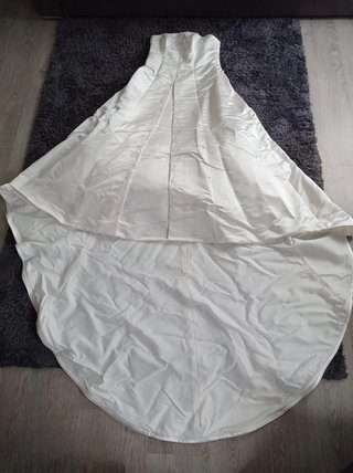 Vestido de Novia Blanco Palabra de Honor con Cola