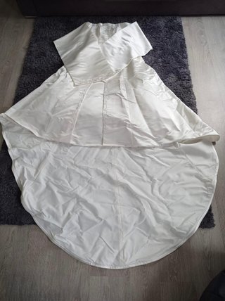 Vestido de Novia Blanco Palabra de Honor con Cola