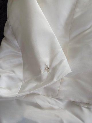 Vestido de Novia Blanco Palabra de Honor con Cola