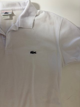 Polo Lacoste Blanco Talla M