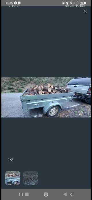 Leña de roble para chimenea