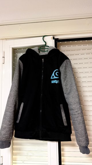 Sudadera Naruto con cremallera y capucha