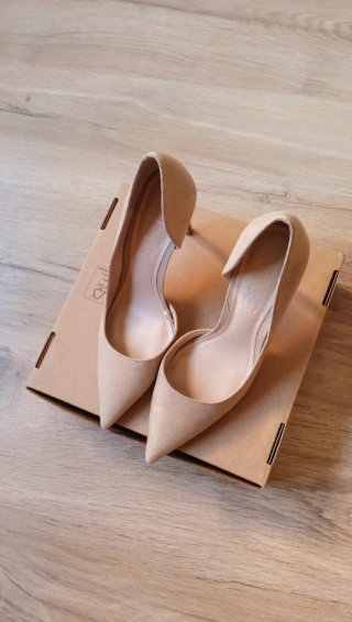 Zapatos salón Mango tacón 10cm T.36