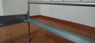 Estructura de acero para cama grande.