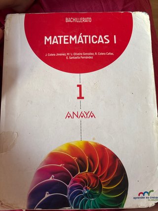 Matemáticas I. Bachillerato 1