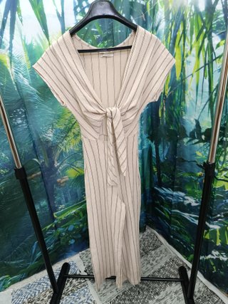 Mono Pull&Bear Talla XS Rayas Beige