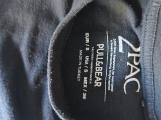 Camiseta manga corta mujer negra