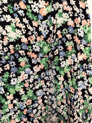 Vestido Midi Estampado Flores