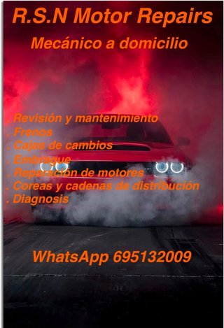 R.S.N Motor Repairs Mecánico oficial de primera