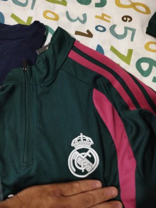 Chándal Real Madrid Verde y Rosa. Adulto y niños