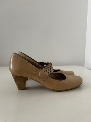 Zapatos Gianni Zenna Beige Cuero Talla 38